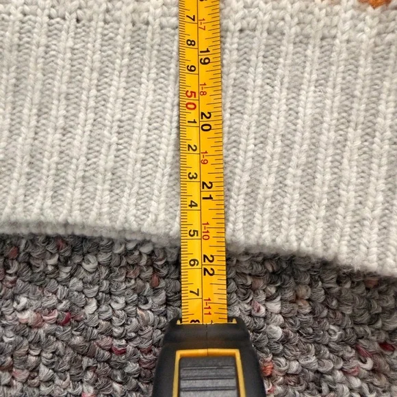 Madewell Women's Sweater with Pink, Gold, and Green Stripes Merino Wool & Alpaca - Picture 3 of 11